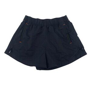 Adidas women's Size M black Orange Drawstring Shorts